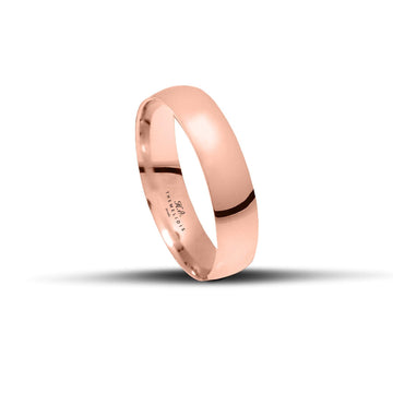 Κλασικές Βέρες Γάμου σε Ροζ Χρυσό